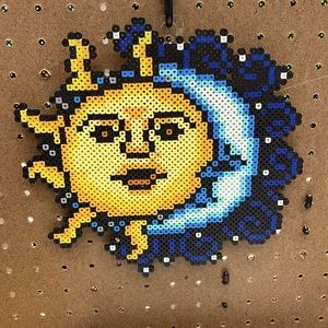 Sun and moon home decor